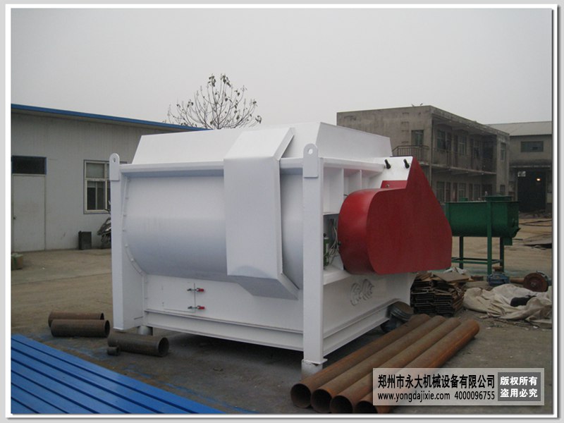 3噸雙軸槳葉無重力混合機